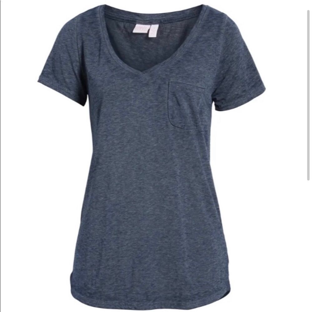 Make + Model “Gotta Have It” V neck shirt in navy plus size 3X NWT Nordstrom